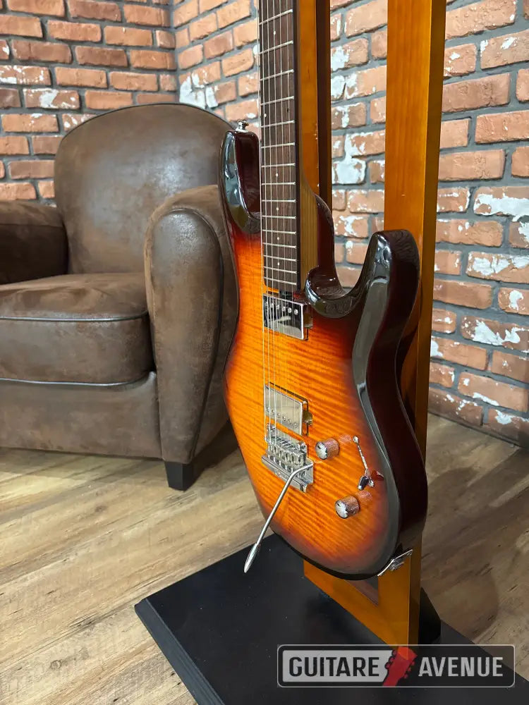 Sterling By M.man Steve Lukather Lk100 Hazel Burst - Occasion Guitare Électrique